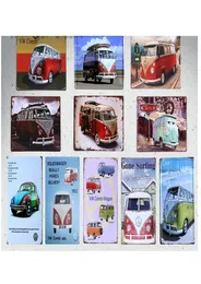 2021 Vintage Home Decor Brand Car Bus Combi Wagon Metal Signs Painting Art Poster Garage Pub Bar Room Tin Plate Metal Plaque Size 5465419