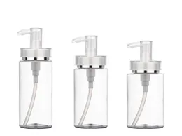 120ml 160ml 200ml Plastic cosmetic packaging PET lotion pump bottle highend subbottling acrylic pump bottle 7824029