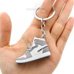 3d Emation Keychains 미니 끈 농구화 3 가지 nsional 모델 키 체인 운동화 커플 기념품 휴대폰 키 펜던트 D Ba G21