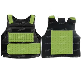 Fashion Letter Blossoming Plate Carrier Leather Design Tactical Vests For Women Men Tide Street Outdoor Protective Vest CS Game Bo1585685