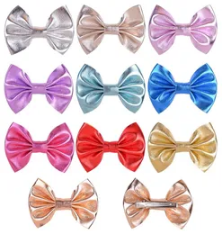 Baby Girls Barrettes Bling Shiny Bowknot Clips Hairpins Infant Colorful Hairgrips Children Solid Safety Hair Clip Kids Bow Hair Ac6783302