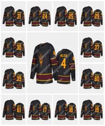 Arizona State Sun Devils 2020-21 Replica Black Jersey Jacob Wilson William Knirim Dominic Garcia Jax Murray College Hockey Jersey6090599