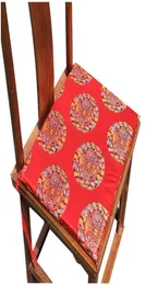 High End Happy Fancy Chinese Seat Cushion for Office Home Chair Dekorativa kuddar Klassiska silkebrokad rundbackade fåtölj CUS2565841