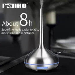 Funho Air Humidifier Aromatherapy Diffuser Aroma Diffuser Machine 에센셜 오일 초음파 미스트 메이커 홈 오피스 Y25047031 LED 조명