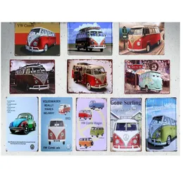 2021 Vintage Home Decor Brand Car Bus Combi Wagon Metal Signs Målning Art Poster Garage Pub Bar Room Tin Plate Metal Plaque Storlek 9457406