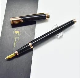 Ballpoint Pens Hurtowa wysokiej jakości 163 jasny czarny długopis / rolka Klasyczna promocja biurowa promocja na prezent urodzinowy DHMWG