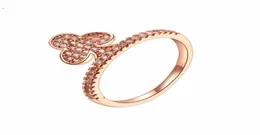 خواتم الزفاف رينغ فور Vrouwen Mode Rose Gold Crystal Plum Sieraden Meisje Glamour Zirkoon Learging Ring Bruiloft Accessoires3867050