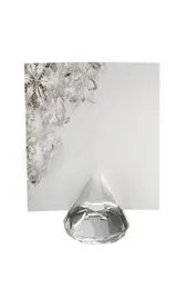 100st Imitated Crystal Diamond Place Card Holder Wedding Favors Namnkort Holder Party Table Decoration Gifts7790254