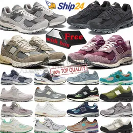 Designer 2002R Scarpe casual Nuovo 2002r Protection Pack Phantom Nero bianco Grigio Navy Rosa Viola Incenso Pelle scamosciata ROSSO 2002 R Camo Uomo Donna Sport Trainer Sneaker con scatola