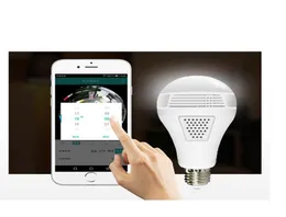 960p 1080p 360 Security WIFI kamera internetowa lampa panoramiczna żarówka ip CCTV Nadzór wideo Fisheye HD Nocna wizja dwukierunkowa o a269702515