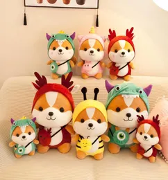 Creative Squirrel Plush Doll Toys Cute Turn Into Dinosaur Stuffed animal Toy Children039s Birthday Gift7945169