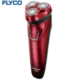 Flyco Professional Doubletrack, drei unabhängige Schwimmköpfe, komplett, maschinenwaschbar, mit LED-Anzeige, Elektrorasierer FS3385772757