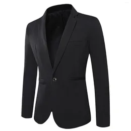 Men's Suits Wedding Coat Rain Suit Mens Hunting Paints And Jacket Open Slim Fit One Button Solid Color