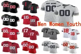 College Jerseys Ohio State Buckeyes 2 JK Dobbins 5 Garrett Wilson 45 Archie Griffin 88 Jeremy Ruckert 80 CJ Saunders Custom Football Stitched4438819