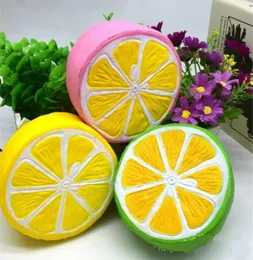 11 см Jumbo Squishy Lemon Kawaii Squishy милые фрукты медленно растущее украшение ремешок для телефона кулон хлюпает подарочные игрушки Doll3257047