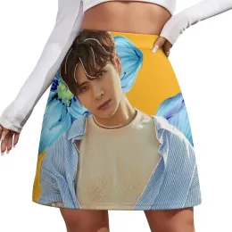 юбка Got7 Jackson Wang с цветами Мини-юбка комплект с юбкой для девочки юбка-шорты