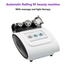 Rf radiofrequência 360 graus rotação automática vibração led luz fisioterapia corpo emagrecimento face lifting machine457