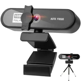 USB Network Computer Camera Intelligent Live Streaming Protection Cover 4k 2k 1080P Beauty Fill Light High-definition Webcam