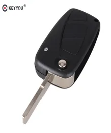 Ny 3 -knapp 3 BTN för Fiat 3 -knapp Punto Ducato Stilo Panda Flip Folding Remote Car Key Shell Case Cover SIP22 BLADE7050095