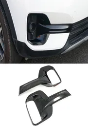 Para kia seltos 20192021 acessórios do carro frente nevoeiro guarnição capa cauda lâmpada quadro adesivo cromo decoração exterior282h8236254