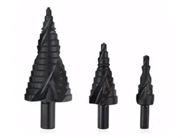 3PCSSet 432mm Drill Bit Set HSS Cobalt Step Drill Bit Kväve Höghastighet Stål Spiral Triangel Shank Hole Cutter7852421