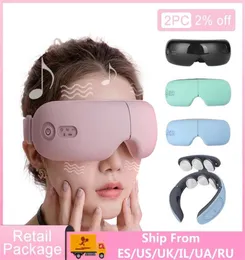 Bluetooth Smart Vibration Eye Massager Care Device Compress Glasses機器折りたたみ折りたたみ2101086322448