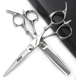 Nożyczki do włosów profesjonalne fryzjerki 6 cali importowane 440 stalowa fryzura przerzedzająca specjalne narzędzia Precision Sciss2727849