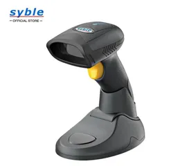 Syble 2D-Bluetooth-Barcode-Scanner mit Basis XB6221BT-Scanner3754546