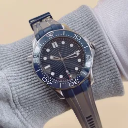 U1 Сапфировое стекло 41 мм Автоматические механические мужские часы с синим циферблатом Diver 300 Модернизированный браслет из нержавеющей стали Керамический вращающийся безель Прозрачная задняя крышка