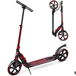 Other Scooters Scooter For Kids Ages 6 12 - Scooters Teens- Adt With Anti-Shock Suspension 8 Years And Up 4 Handlebar To 41 Inches Dro Dhpl5