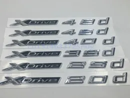 Adesivo styling per finiture auto per BMW X1 X3 X4 X5 Serie Xdrive 20d 25d 30d 35d 40d 45d 48d Distintivi dell'emblema Logo Letters3896877