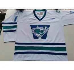 001Rare Hockey Jersey Men Youth Women Vintage Worcester Icecats Storlek S5XL Anpassad Anta namn eller nummer8438105