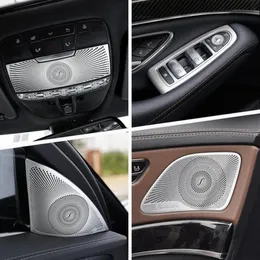 Car Stickers Inner Door o Speaker Gearshift Panel Door Armrest Cover Trim for S Class W222 2014-19 Accessories8099315