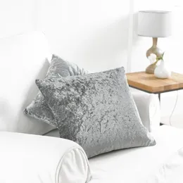 Capa de almofada Living Soft Sofá de 45 quartos com veludo esmagado cama norte decoração para casa