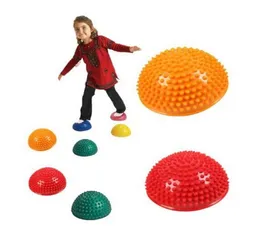 Neue Mode Hemisphären Stepping Stone Durian Massage Ball Kinder Kinder Kindergarten Sensorische Integration Balance Training Spielzeug2456878