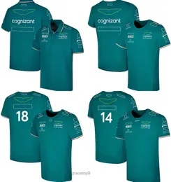 Polos Polos F1 Oficjalne męskie T-shirt Formula 1 Suit wyścigowy T-shirty F1 Polo Shirt Drivers 14 i 18 dużych koszulek Jersey Configoncjonalny 6ixr