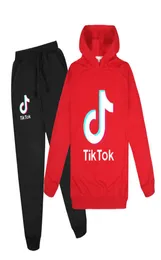 Yeni çocuk eşofman erkekler rahat kıyafetler 2 adet set pantolon kostüm baskı tik tok spor takım elbise kız genç uzun kollu sweatshirt ho6214098