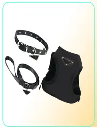 Stepin Designer Dog Harness and Leashes مجموعة العلامة التجارية Leather Pet Leash مع حقيبة اليد Soft Dog Bandana Necktie لـ Small Medium6784030