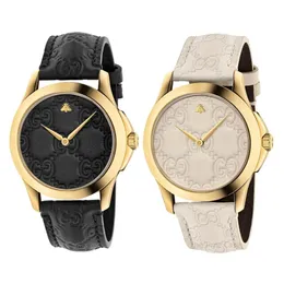 Gorąca wyprzedaż Montre luksus oryginalne g ponadczasowe kobiety oglądają GG marmont skórzany pasek para zegarków Wysokiej jakości designerskie luksusowe męskie zegarek dhgate nowy