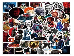 1050 Stkspak Horror Films Groep Graffiti Stickers Voor Notebook Motorfiets Skateboard Computer Mobiele Telefoon Cartoon Sticker 9646367