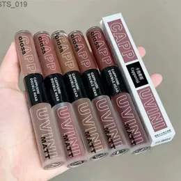 Batom obscuro cabeça dupla esmalte labial espelho glitter gel batom estudante com alto valor de beleza maquiagem de beleza chinesa