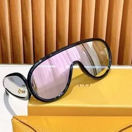 Loewe solglasögon lyxdesigner solglasögon stor ram pilot sport l män kvinnor goggle coola glasögon solglasögon 707