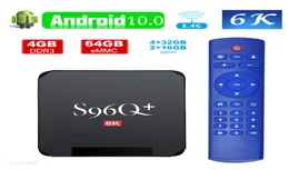 Lettore multimediale S96Q PLUS TV BOX Android 100 Allwinner H616 da 4 GB 32 GB 64 GB 6K WiFi9685470