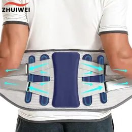 Back Brace Lumbar Support Belt Waist Orthopedic Corset Men Women Spine Decompression Trainer Pain Relief 240226