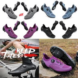 Deszigner Cycling Shoes Men Sports Dirt Road Bikze Shoes Flat Speed ​​Cycling Stinmer Flats Mountain Bicycle Footwear SPD Cleats Shoes 36-47 GAI