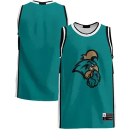 مخصص NCAA Coastal Carolina Chanticleers College Basketball Jerseys Henry Abraham Trevor Barrett Kylan Blackmon Kevin Easley Brayon Freeman Ian Granja