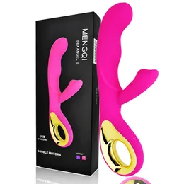 Dildos/Dongs Podwójne silniki Dildo Sex Toy Vibrator dla kobiet wibratory żeńska anal pochwy masturbator masturbator dorosłych