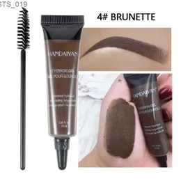 Ögonbrynsförstärkare naturliga 6 färger flytande färgning ögonbryn grädde set vattentät slitstark brun ton ögonbryn henna mascara ögonbrynen målar makeup