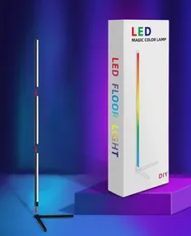 Lampa podłogowa LED WiFi Bluetooth RGB jasne kolorowe do salonu domowe światła stojące światła oświetlenia wewnętrzne lampy narożne App cControlled7919282