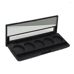 Makeup Brushes 5 Compartment DIY Blusher Eyeshadow Organizer With Viewing Window